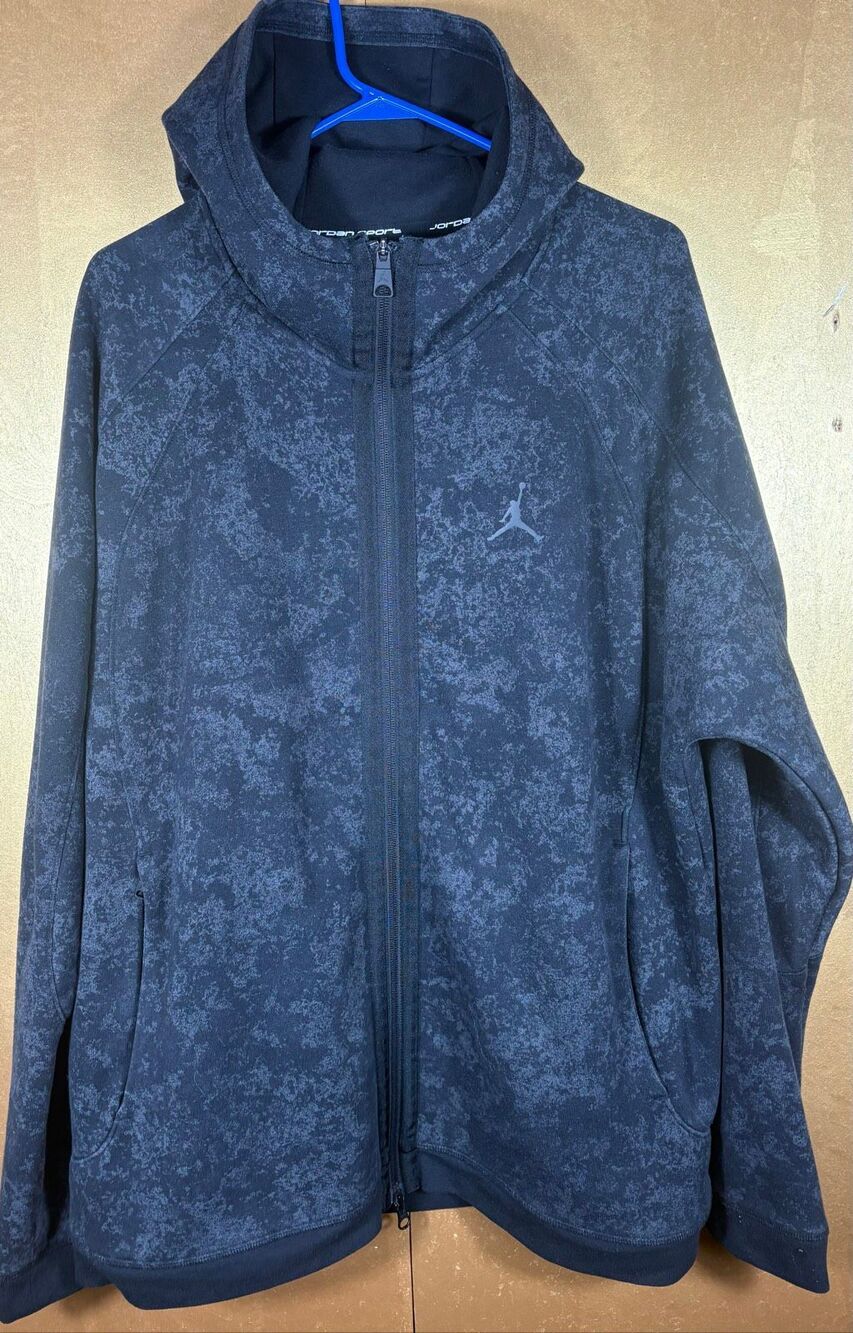 Nike mens Jordan sport Air fleece zip up hoodie size XXL